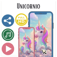 Video invitación de Unicornio