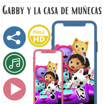 Video invitación de Gabby y la casa de muñecas